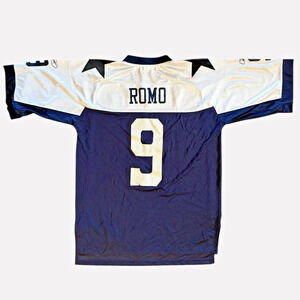 NFL Vintage Collection Reebok Dallas Cowboys Tony Romo Football Jersey Mens L